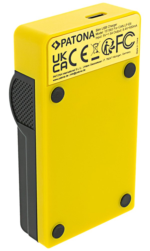 PATONA nabíječka Foto Canon LP-E6 slim, USB