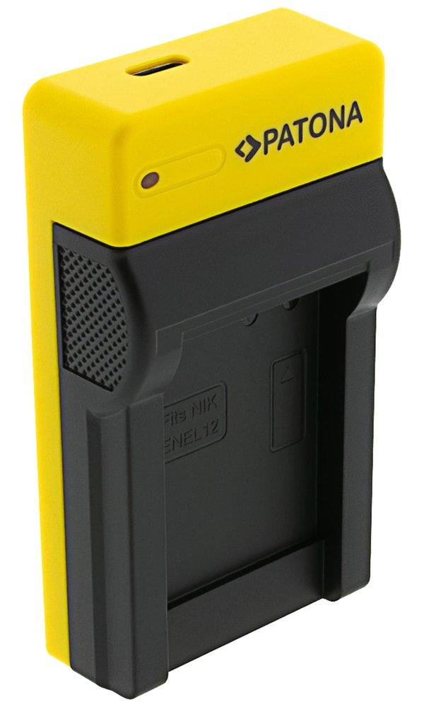 PATONA nabíječka Foto Nikon EN-EL12/NP-FM500H slim, USB