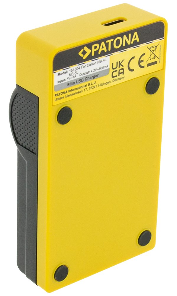 PATONA nabíječka Foto Canon NB-4L/NB-5L slim, USB