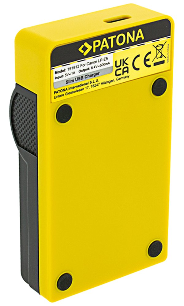 PATONA nabíječka Foto Canon LP-E5 slim, USB