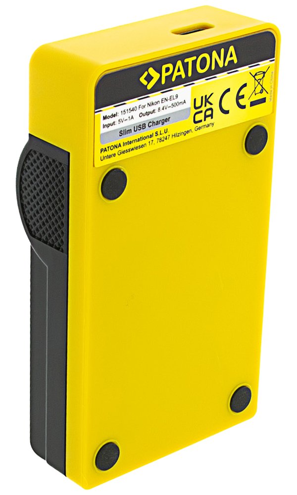PATONA nabíječka Foto Nikon EN-EL9 slim, USB