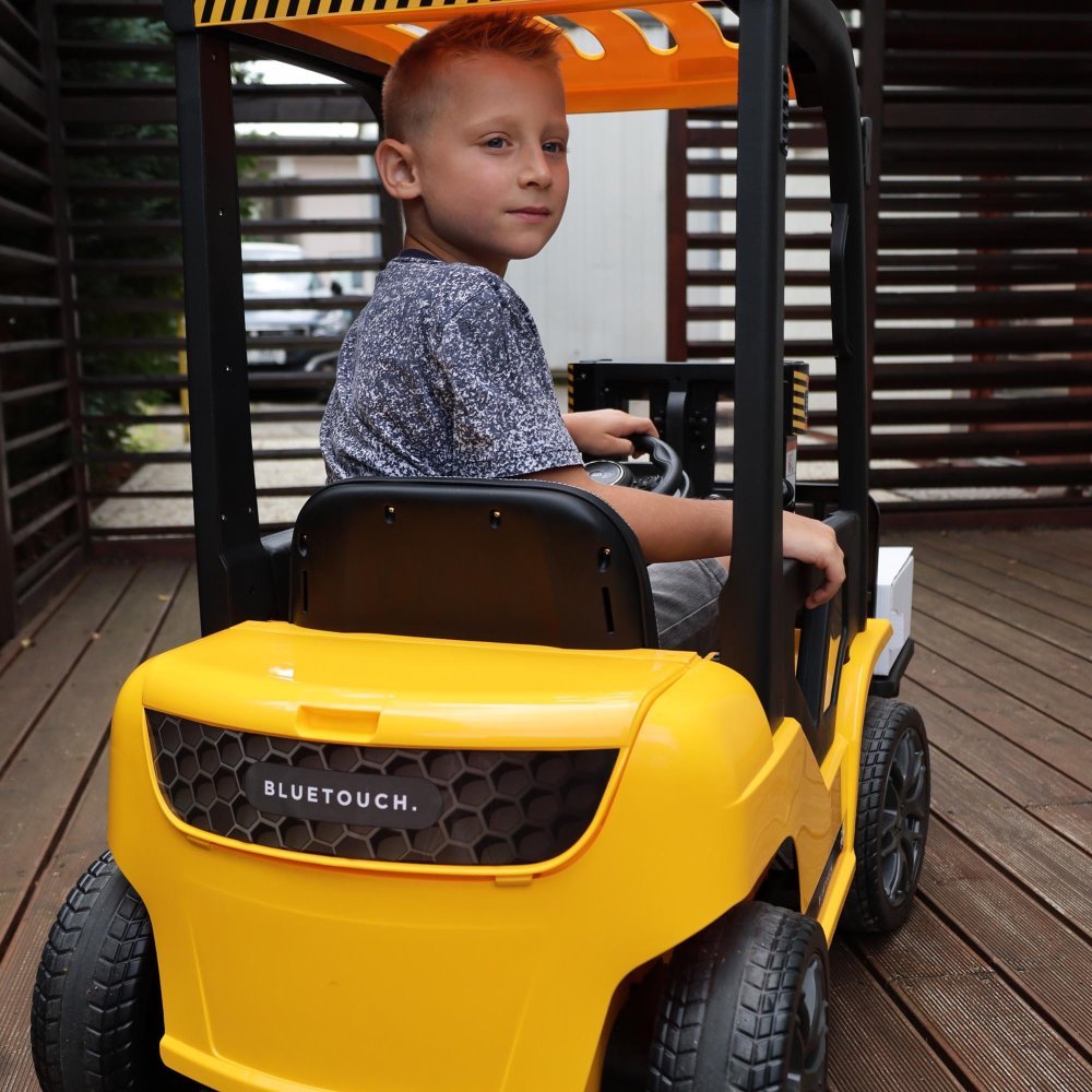 BLUETOUCH elektrický vysokozdvižný vozík pro děti/ rychlost 2-5 km/h/ dojezd 5 km