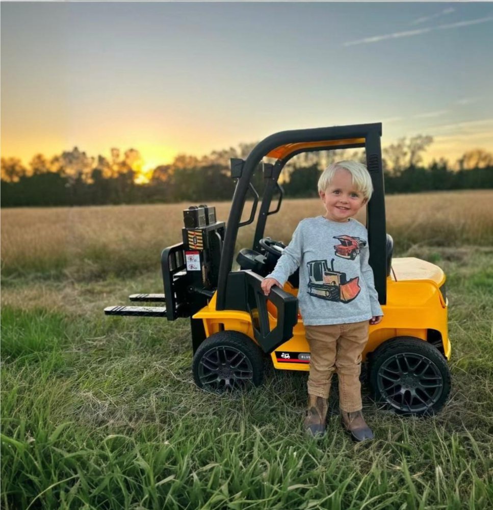 BLUETOUCH elektrický vysokozdvižný vozík pro děti/ rychlost 2-5 km/h/ dojezd 5 km
