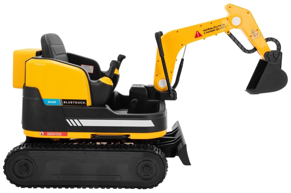 BLUETOUCH elektrický bagr pro děti/ rychlost 2-5 km/h/ dojezd 4 km