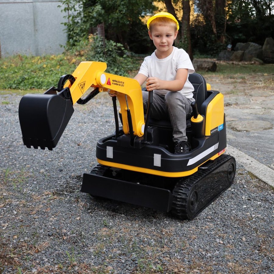 BLUETOUCH elektrický bagr pro děti/ rychlost 2-5 km/h/ dojezd 4 km