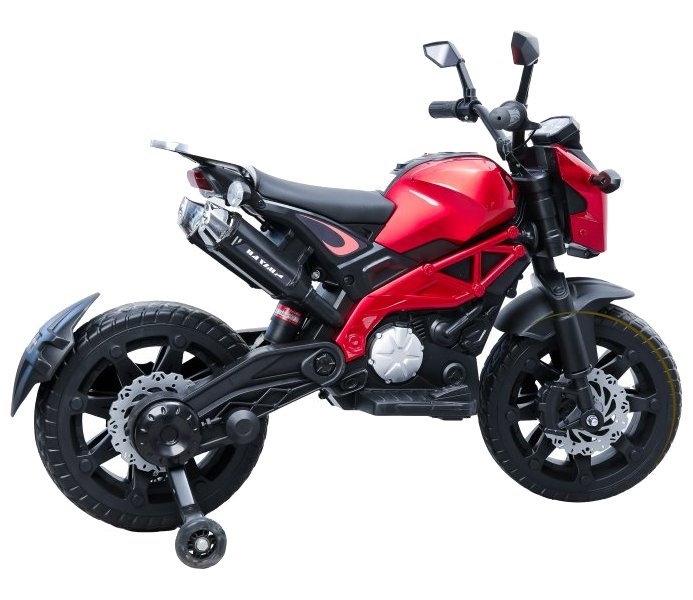 BLUETOUCH elektrická dětská motorka/ rychlost 5 km/h/ provozní doba 35 min/ černo-červená