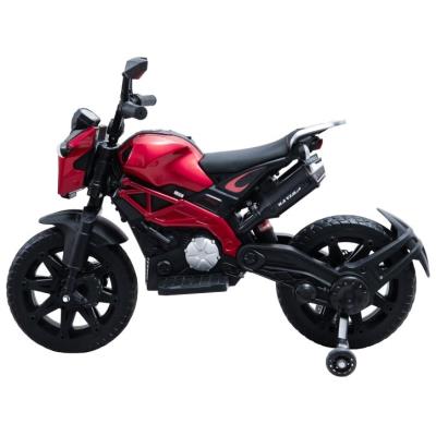 BLUETOUCH elektrická dětská motorka/ rychlost 5 km/h/ provozní doba 35 min/ černo-červená