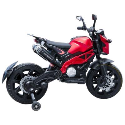 BLUETOUCH elektrická dětská motorka/ rychlost 5 km/h/ provozní doba 35 min/ černo-červená