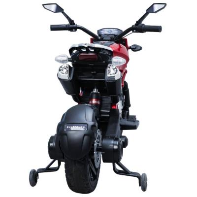 BLUETOUCH elektrická dětská motorka/ rychlost 5 km/h/ provozní doba 35 min/ černo-červená