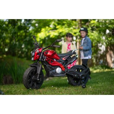 BLUETOUCH elektrická dětská motorka/ rychlost 5 km/h/ provozní doba 35 min/ černo-červená