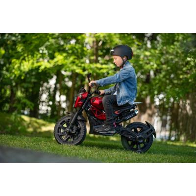 BLUETOUCH elektrická dětská motorka/ rychlost 5 km/h/ provozní doba 35 min/ černo-červená