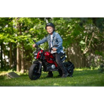 BLUETOUCH elektrická dětská motorka/ rychlost 5 km/h/ provozní doba 35 min/ černo-červená