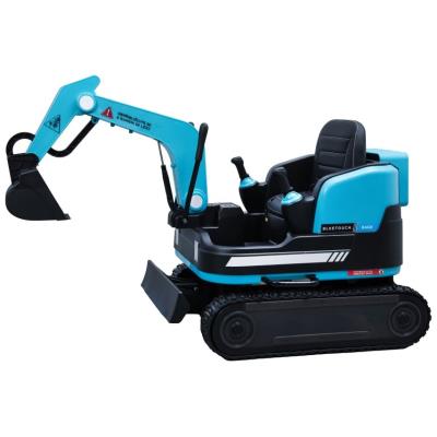 BLUETOUCH elektrický dětský bagr/ rychlost 5 km/h/ provozní doba 45 min/ modrý