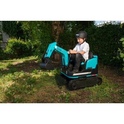 BLUETOUCH elektrický dětský bagr/ rychlost 5 km/h/ provozní doba 45 min/ modrý