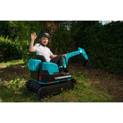 BLUETOUCH elektrický dětský bagr/ rychlost 5 km/h/ provozní doba 45 min/ modrý