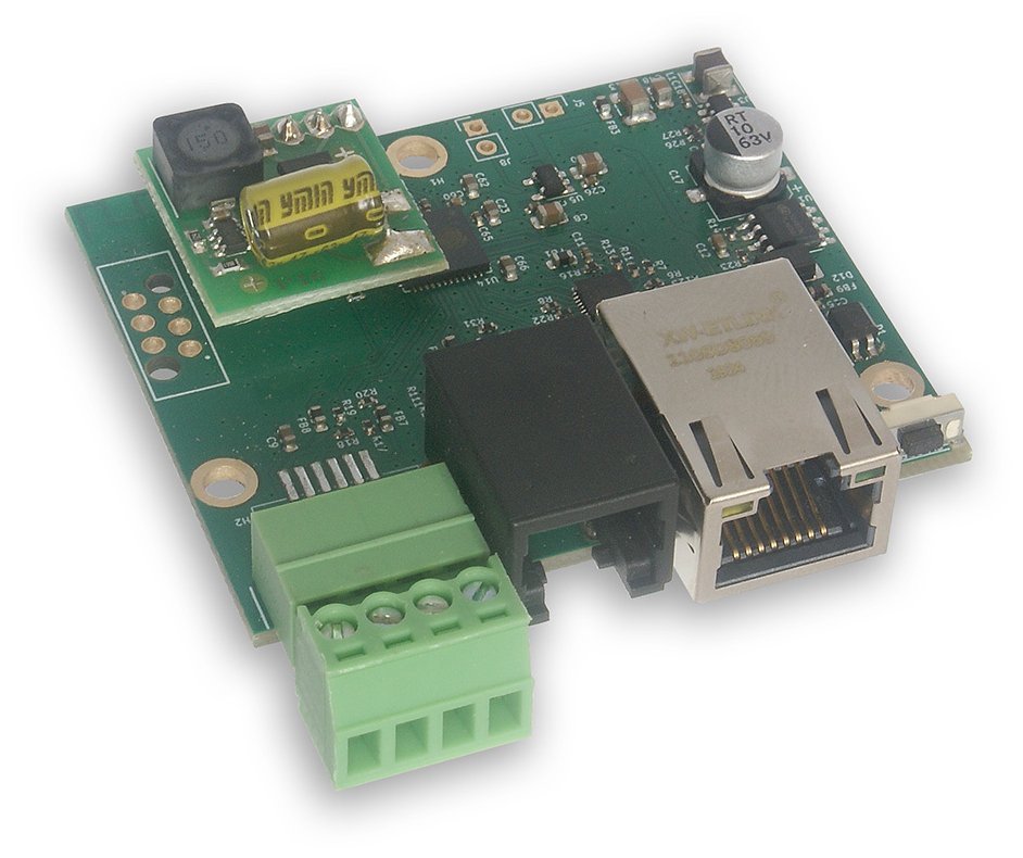 TINYCONTROL LK4mini Modbus + I2C/1-Wire + držák na DIN lištu