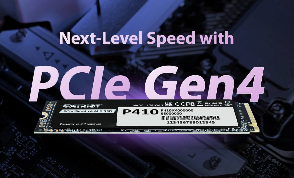 PATRIOT P410 4TB SSD / Interní / M.2 PCIe Gen4 x4 NVMe / 2280