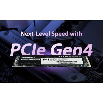 PATRIOT P410 1TB SSD / Interní / M.2 PCIe Gen4 x4 NVMe / 2280