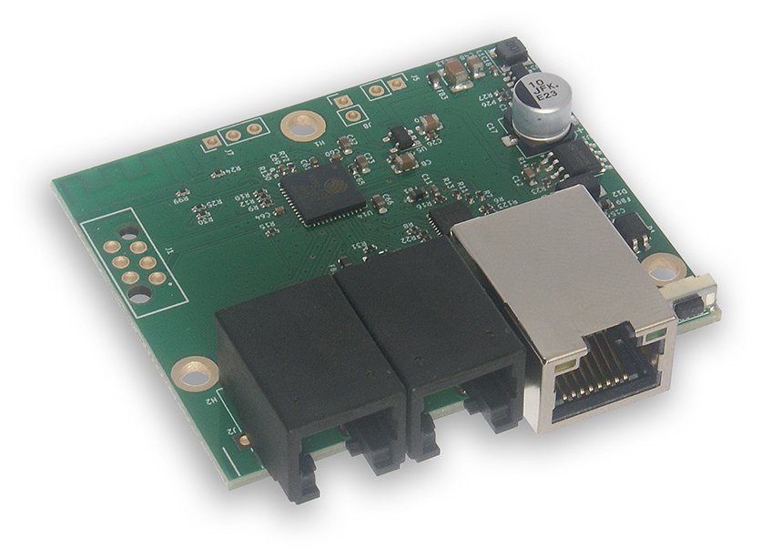 TINYCONTROL LK4mini I2C + I2C/1-Wire + držák na DIN lištu