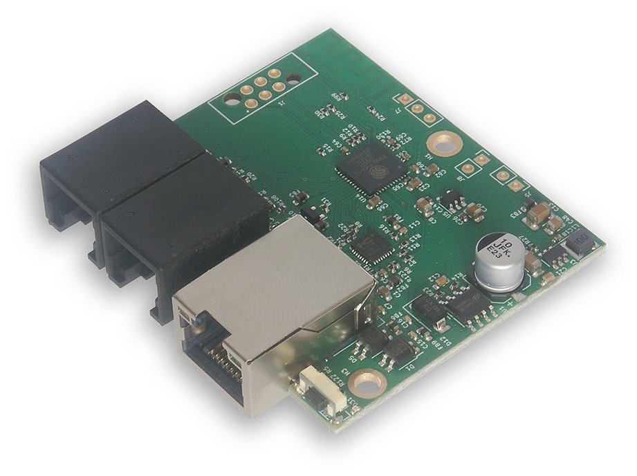 TINYCONTROL LK4mini I2C + I2C/1-Wire + držák na DIN lištu