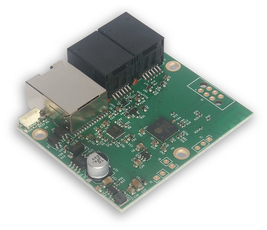 TINYCONTROL LK4mini I2C + I2C/1-Wire + držák na DIN lištu