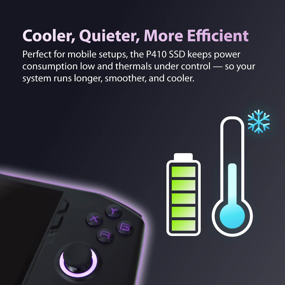 PATRIOT P410 4TB SSD / Interní / M.2 PCIe Gen4 x4 NVMe / 2280