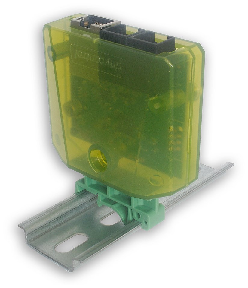 TINYCONTROL LK4mini I2C + I2C/1-Wire + držák na DIN lištu