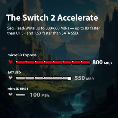 PATRIOT EP Express MicroSD Card 512GB / UHS-I / U3 / CL10 / R:800 / W:600MB/s / Vhodné pro Nintendo Switch 2