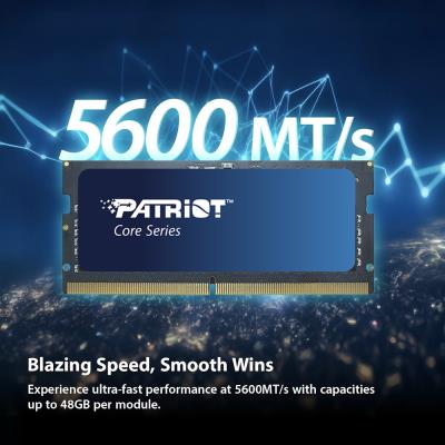 PATRIOT Core Series 8GB DDR5 5600MT/s / SO-DIMM / CL46 / 1,1V