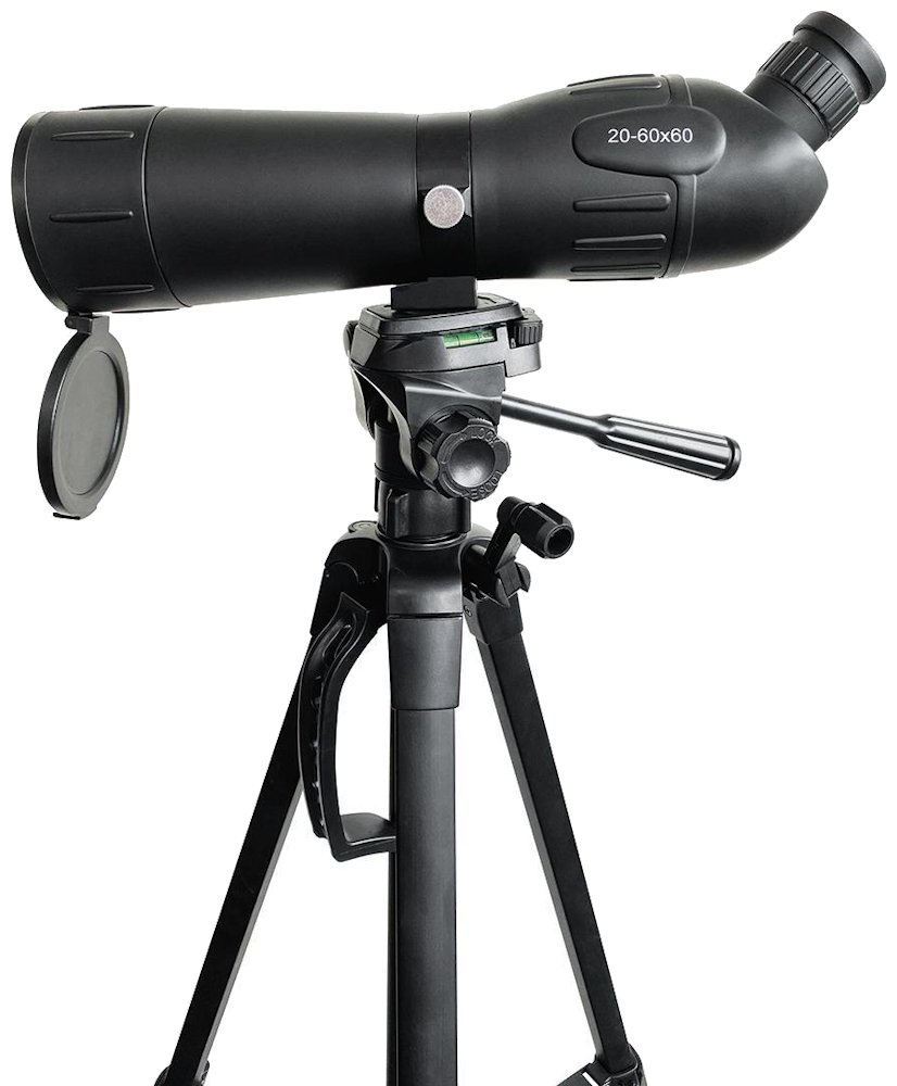 NEDIS dalekohled/ zvětšení 20-60x/ průměr objektivu 60 mm/ zorné pole 38 m/ včetně přepravní tašky/ černý