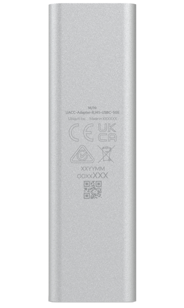 Ubiquiti 5G Ethernet Adapter - 5Gbitový síťový adaptér USB-C na RJ-45