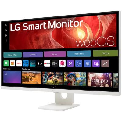 LG monitor 32U721SA-W 31.5"/ 3840x2160/ 5ms/ IPS/ 300cd/m2/ 60Hz/ HDMI/ USB-C/ 1000:1/ DCI-P3 95%/ webOS 24