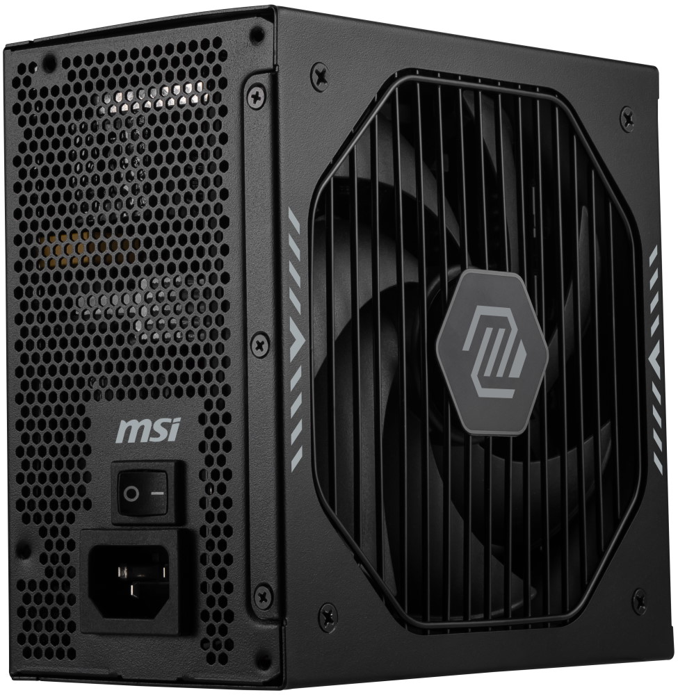 MSI zdroj MAG A1000GLS PCIE5/ 1000W/ ATX3.1/ akt. PFC/ 7 let celk. záruka/ 135mm fan/ modulární kabeláž/ 80PLUS Gold
