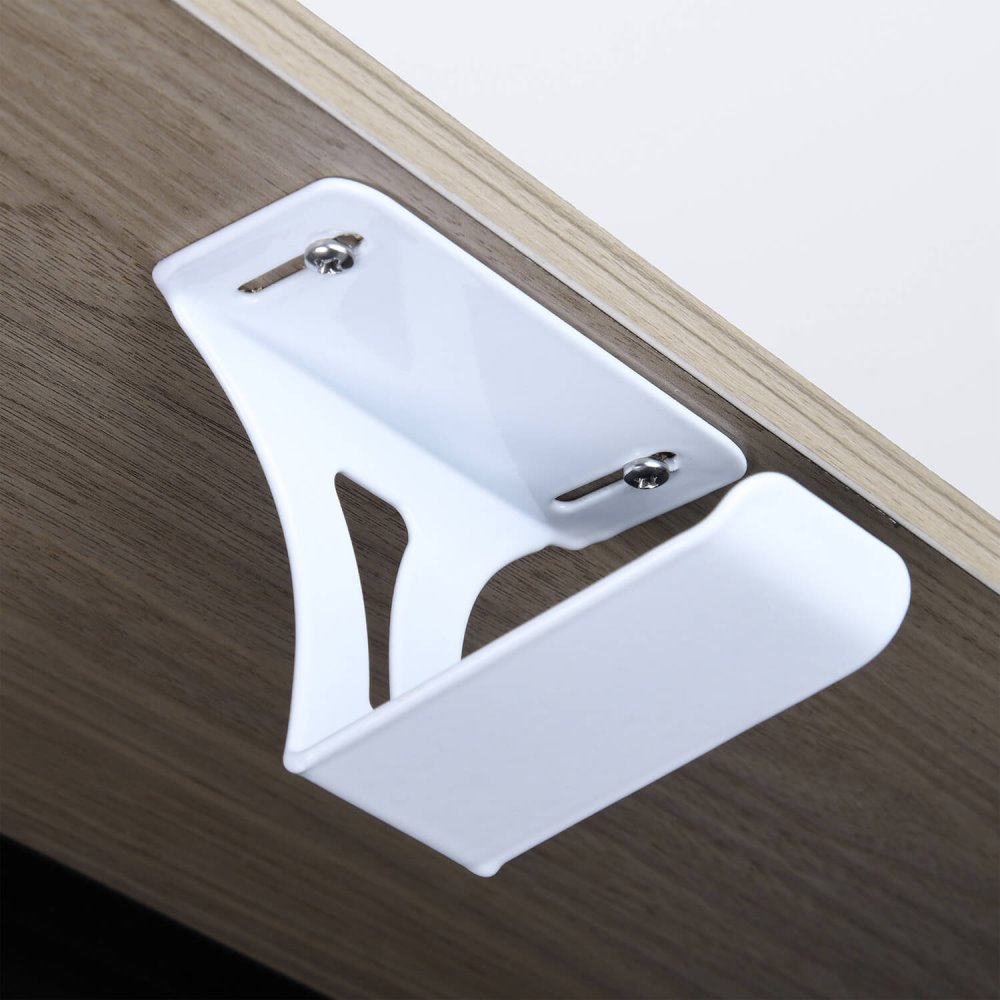 AROZZI Headset Hanger White/ držák headsetu pod herní stůl/ bílý