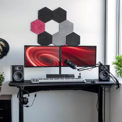 AROZZI Headset Hanger Black/ držák headsetu pod herní stůl/ černý