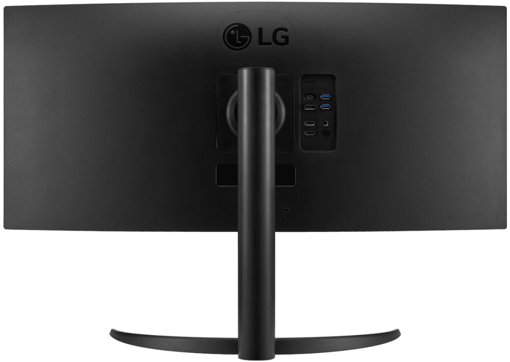 LG monitor 34WR55QK-B VA 34" UWQHD zakřivený/ 3440×1440/ 21:9/ 100Hz/ DP/ HDMI/ USB/ výškově nastavitelný