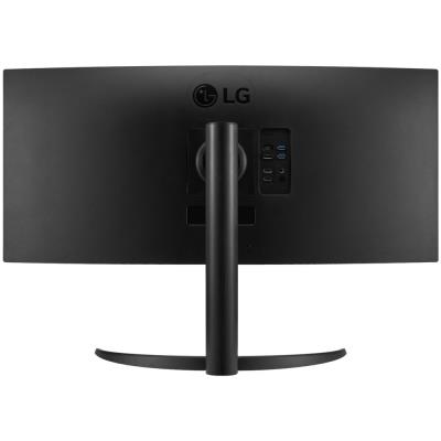 LG monitor 34WR55QK-B VA 34" UWQHD zakřivený/ 3440×1440/ 21:9/ 100Hz/ DP/ HDMI/ USB/ výškově nastavitelný