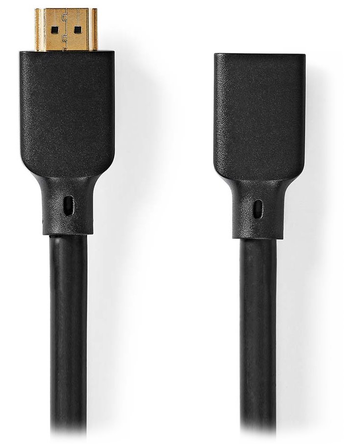 NEDIS prodlužovací Ultra High Speed HDMI 2.1 kabel s ethernetem/ 8K@60Hz/ zlacené konektory HDMI-HDMI/ černý/ BOX/ 2m