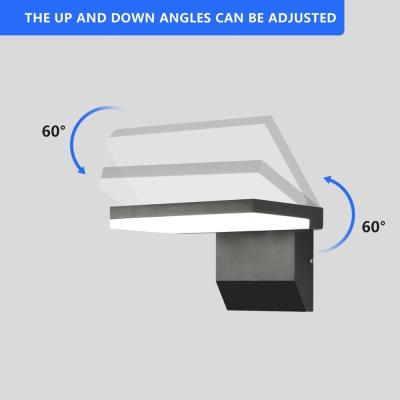 IMMAX MODERN venkovní LED osvětlení nástěnné 18W, 1278lm, IP65, černé