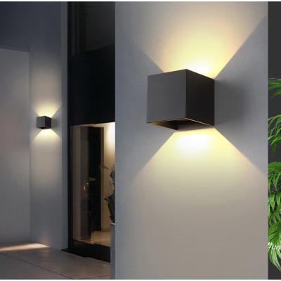 IMMAX DICE venkovní LED osvětlení nástěnné, 6W, 340lm, IP65, antracit