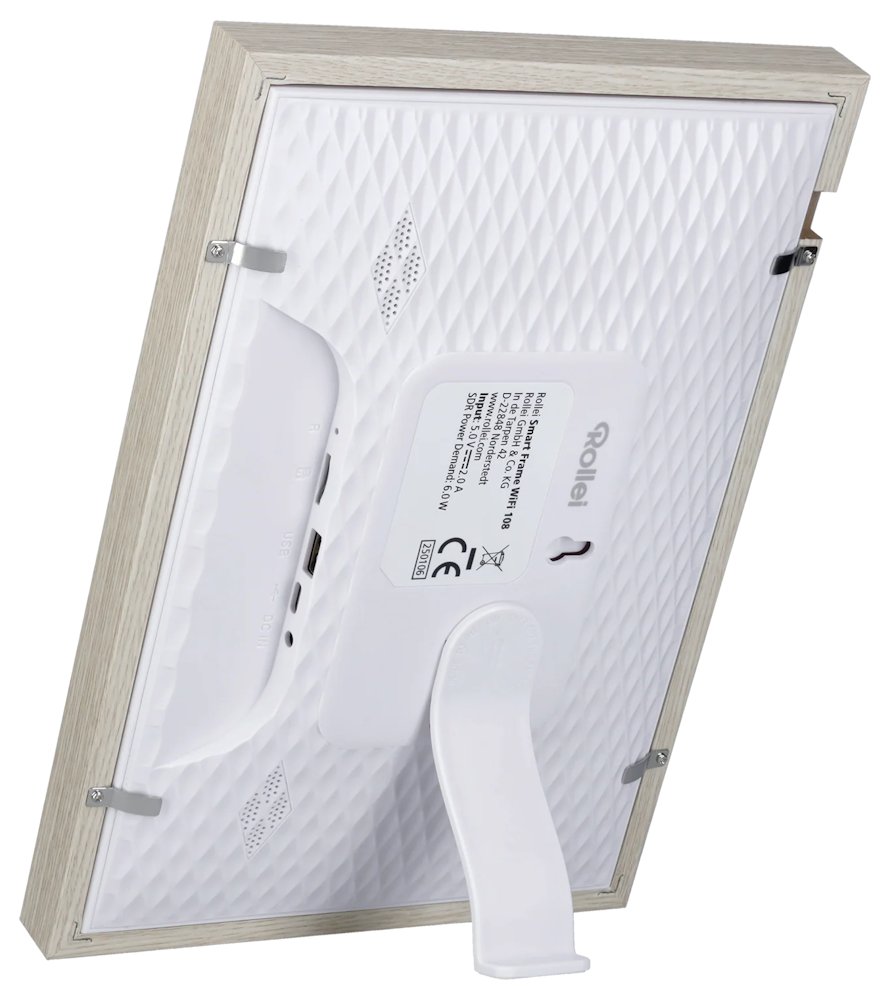 Rollei fotorámeček WiFi 108/ úhlopříčka 10.1"/ 32GB/ 2W/ Frameo APP/ Světlé dřevo