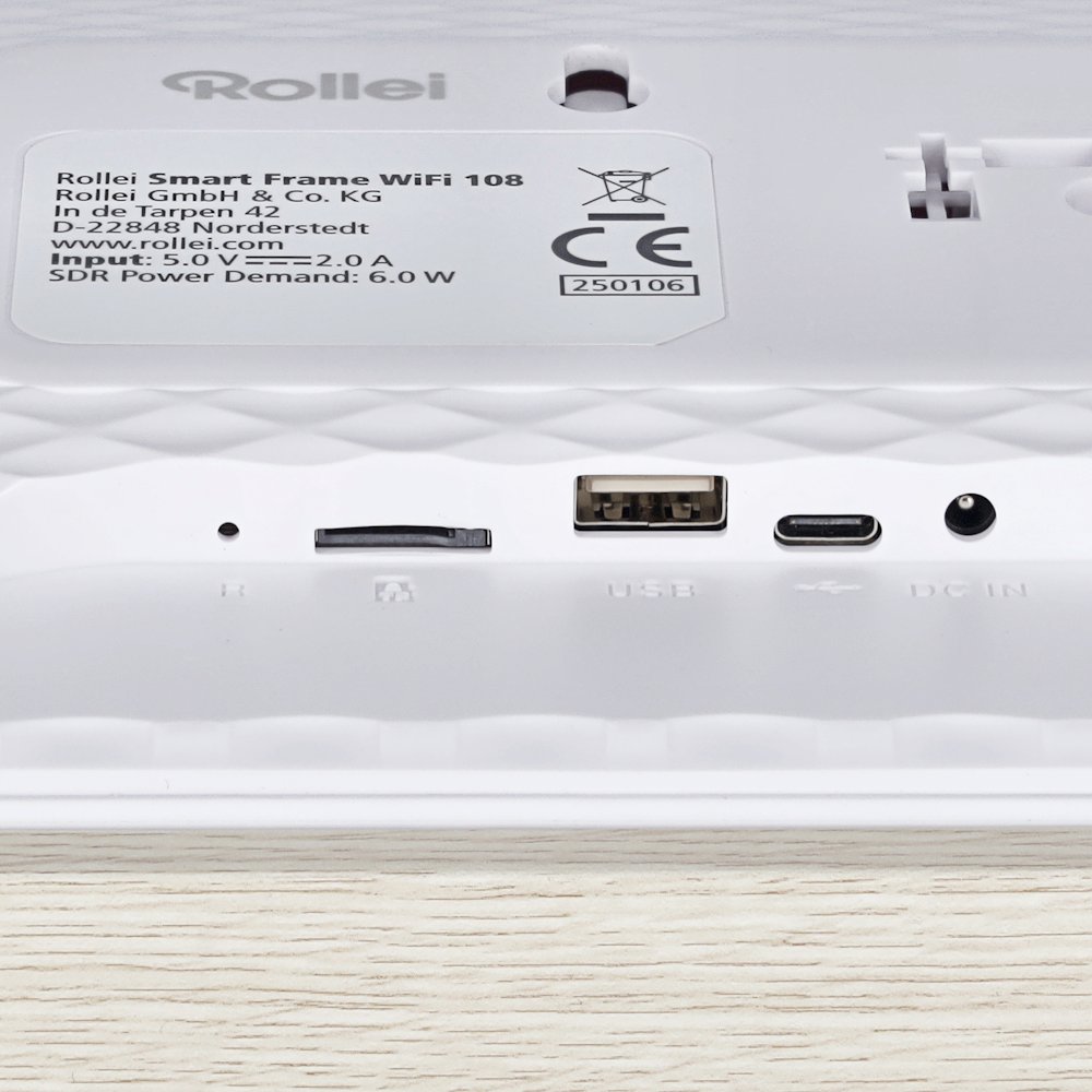 Rollei fotorámeček WiFi 108/ úhlopříčka 10.1"/ 32GB/ 2W/ Frameo APP/ Světlé dřevo