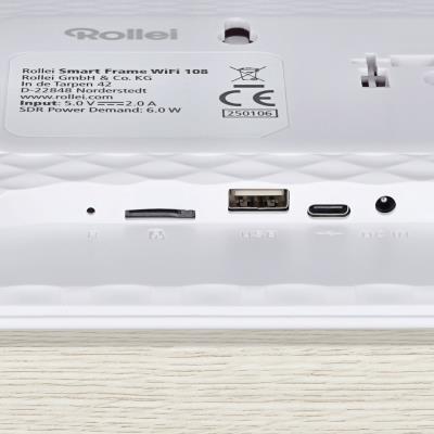 Rollei fotorámeček WiFi 108/ úhlopříčka 10.1"/ 32GB/ 2W/ Frameo APP/ Světlé dřevo