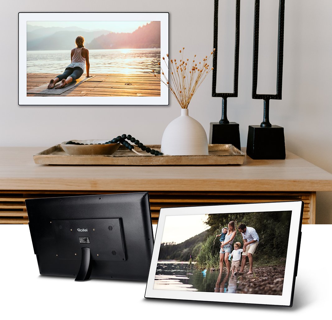 Rollei fotorámeček WiFi 211/ úhlopříčka 21.5"/ 32GB/ 4W/ Frameo APP/ Černý