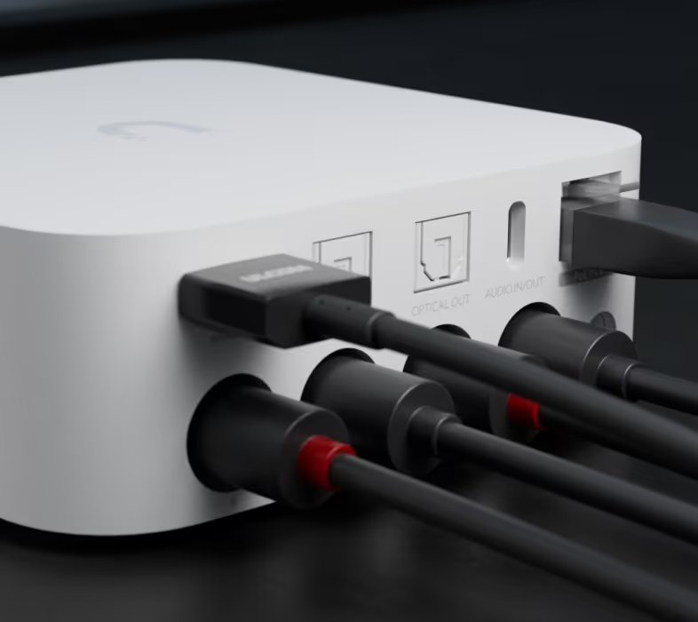Ubiquiti UniFi Play PoE Audio Port W - Audio streamer, AirPlay/Spotify Connect, Wi-Fi, bílý