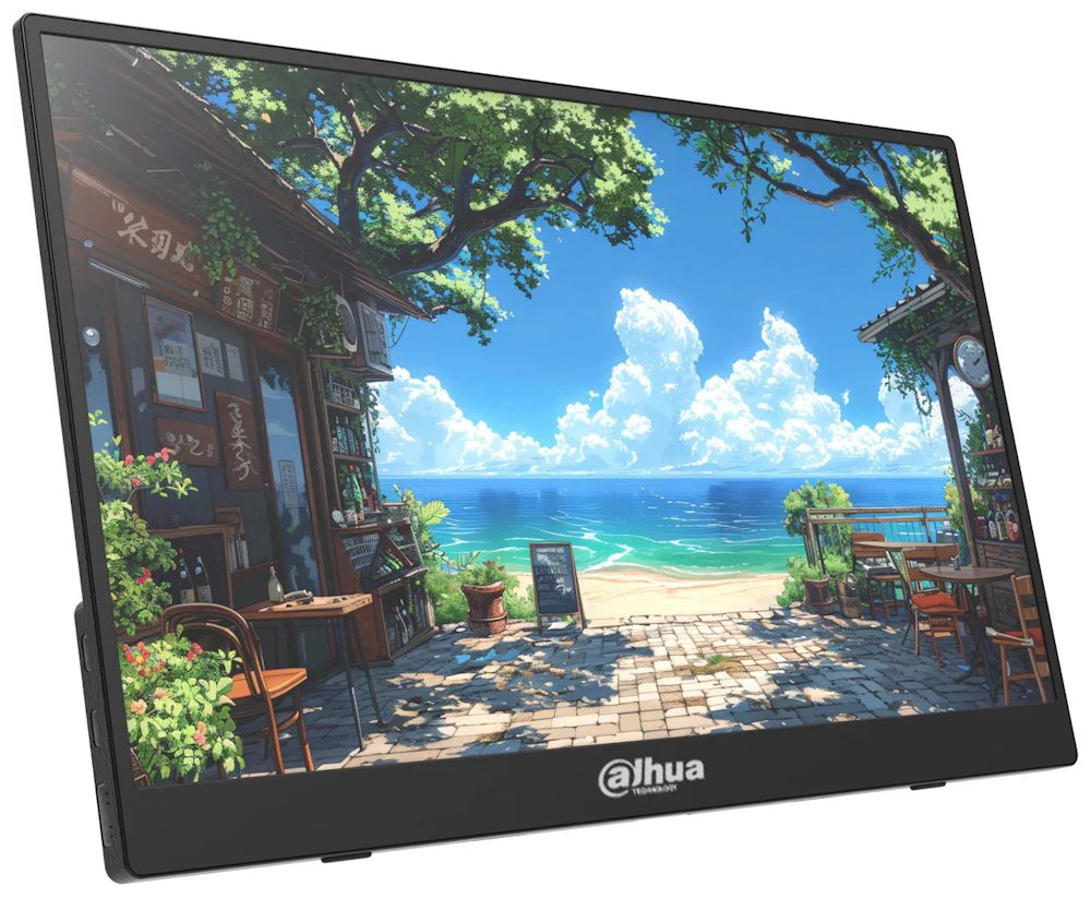 DAHUA 16" LED PM16-F201PD/ IPS panel/ 1920x1080 (FHD)/ 1200:1/ 10ms/ 200 cd/m2/ HDMI/ 2xUSB-C/ VESA 75x75/ černý