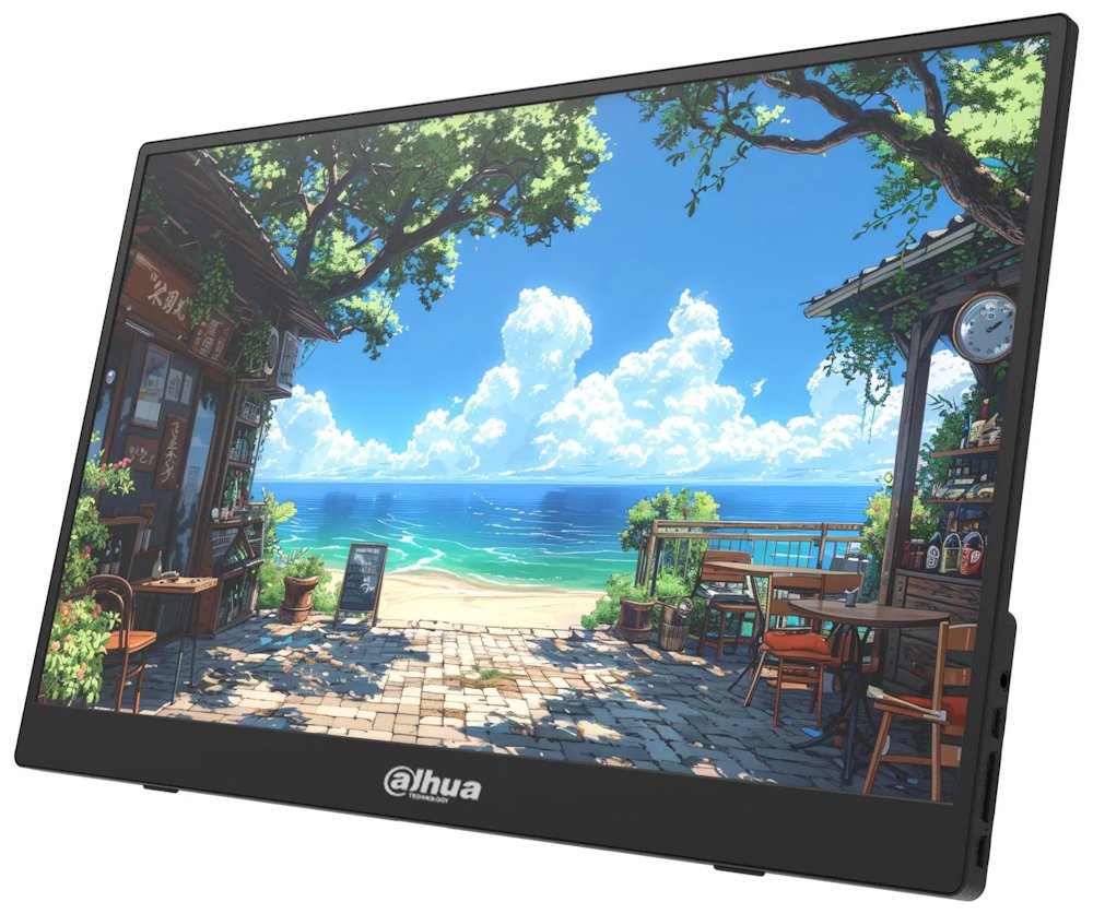 DAHUA 16" LED PM16-F201PD/ IPS panel/ 1920x1080 (FHD)/ 1200:1/ 10ms/ 200 cd/m2/ HDMI/ 2xUSB-C/ VESA 75x75/ černý