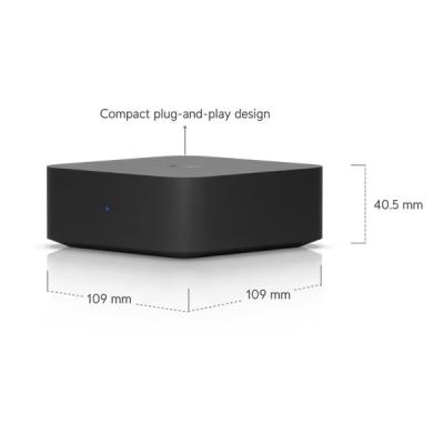 Ubiquiti UniFi Play PoE Audio Port B - Audio streamer, AirPlay/Spotify Connect, Wi-Fi, černý