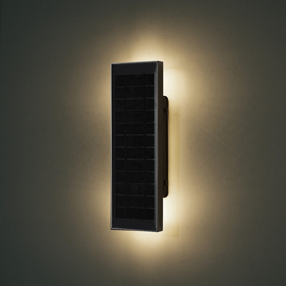 IMMAX SUN LUXURY venkovní solární LED osvětlení nástěnné 30cm, IP44