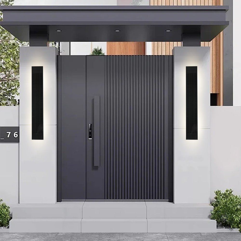 IMMAX SUN LUXURY venkovní solární LED osvětlení nástěnné 60cm, IP44